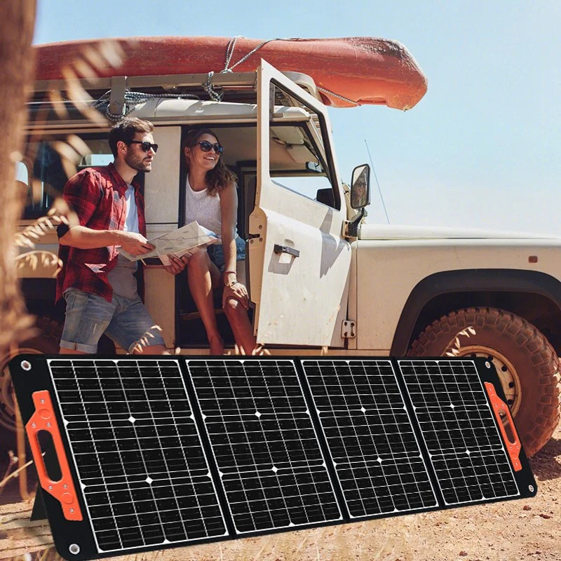 Factory Directly Supply Small Folds Outdoor Portable Panel for Camping 120W Foldable Solar Panels Folding