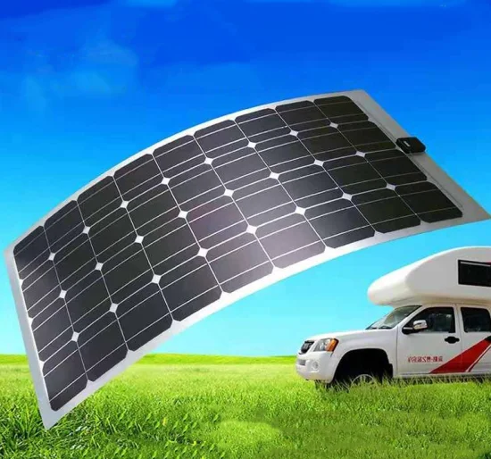 Il piccolo camper della cellula monocristallina ESG parte i corredi flessibili del pannello solare da 50 Watt 50W 12V RV